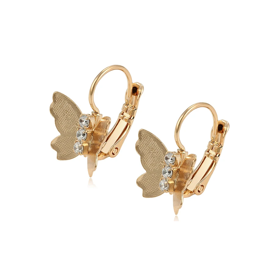 95493 xuping new arrival top grade setting cubic zircon fancy 18k gold hoop earring with charm butterfly
95493 xuping new arrival top grade setting cubic zircon fancy 18k gold hoop earring with charm butterfly