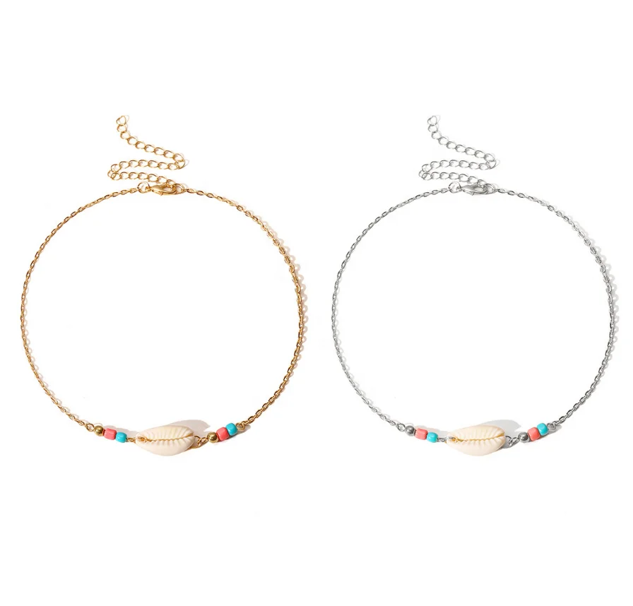New Bohemian Jewelry Simple Black Rope Chain Woven Silver Color Beads Shell Clavicle Choker Necklace for Women Beach Accessories, Gold,silver
New Bohemian Jewelry Simple Black Rope Chain Woven Silver Color Beads Shell Clavicle Choker Necklace for Women Beach Accessories, Gold,silver