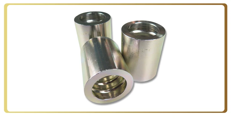 Jic Female 74 degree Cone Seat Stainless Steel Material And Patch Types Of Hydraulic Swaged Hose Fitting