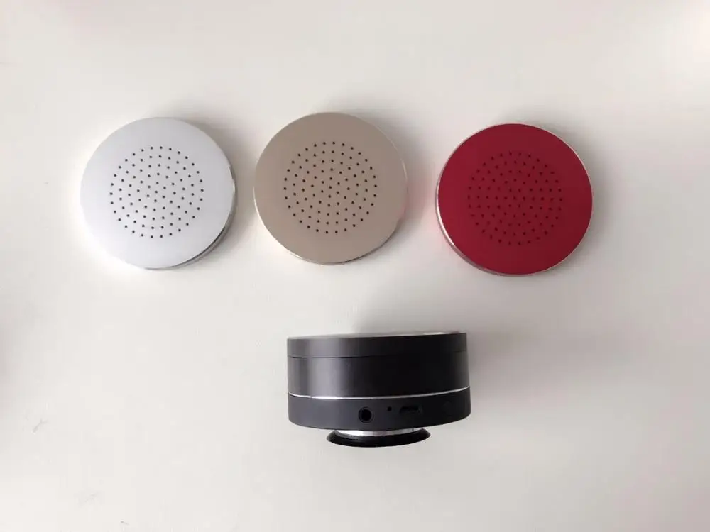 Vibration Omni Directional 360 Mini Portable Speaker, that uses surface to amplify sound - ANKUX.COM