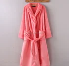 high quality china hot sale soft 100% polyester wholesale women bathrobe