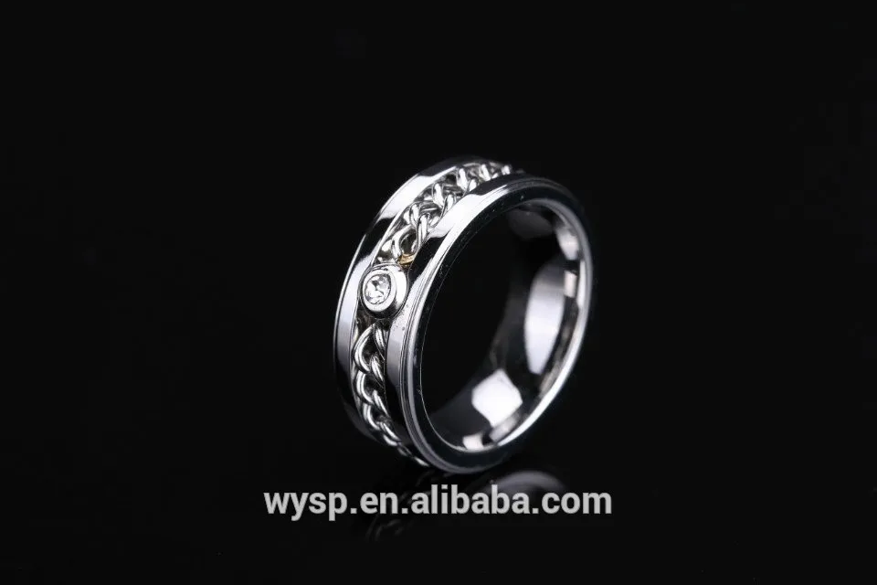 Mens Vogue Gold Wholesales Stainless Steel Jewelry Wedding Rings 4.jpg