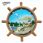 China wholesale epoxy resin city fridge polyresin souvenir magnet for sale