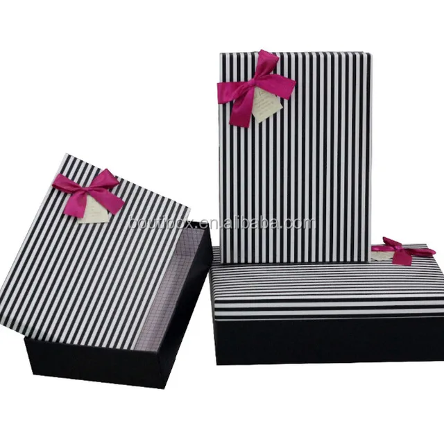 packaging paper box christmas gift set packaging bow tie box