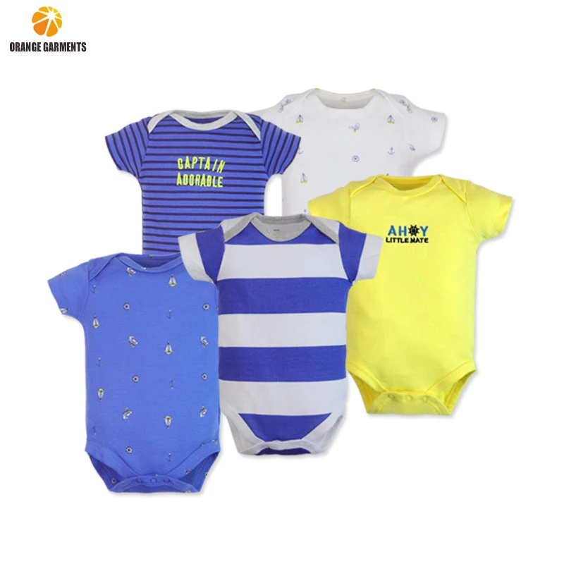 Factory Wholesale Stripe Floral Girls Bodysuit Cotton Summer Baby Boy Romper, Random color
Factory Wholesale Stripe Floral Girls Bodysuit Cotton Summer Baby Boy Romper, Random color
