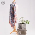 2017 Hot Selling 100% Pure Silk Twill Custom Digital Printed Scarves