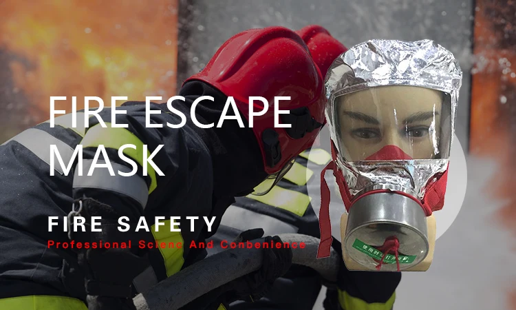 Fire emergency smoking gas mask escape mask hood