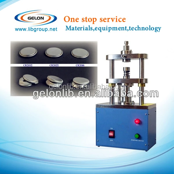 coin cell battery electric crimping machine with assemble and