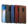 For Samsung S9 Plus, PU Leather Mobile Phone Case With Wood Pattern clear case for samsung