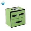 non woven cardboard drawer organizer green storage box