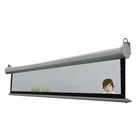 3D 100 inches 4:3 Electric Projection Screen For School Classroom