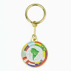 Souvenir Key Ring Metal Key Chain Custom Enamel Country Flag Keychain