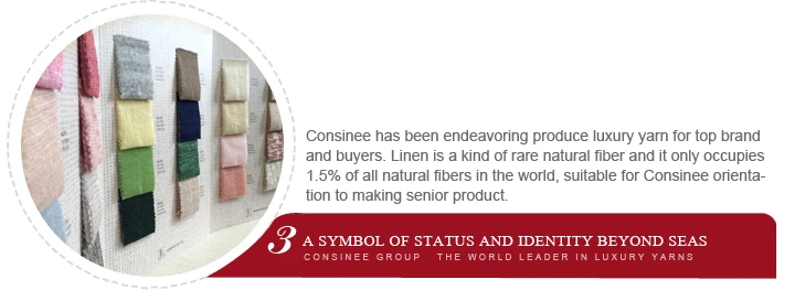 Consinee high quality wholesale knitting 2/40 100% linen yarn wholesale