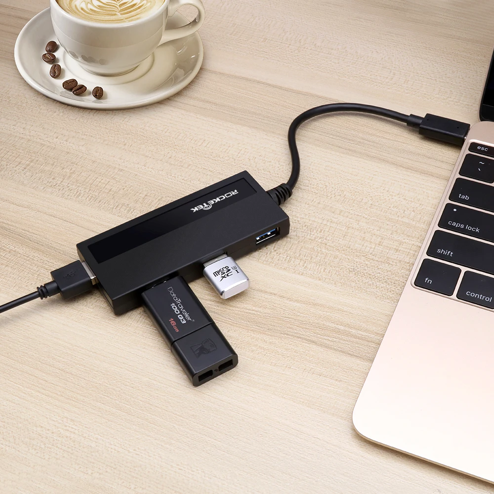  Multi function usb-c usb 3.1 4 port type c hub for mobile phone charging 