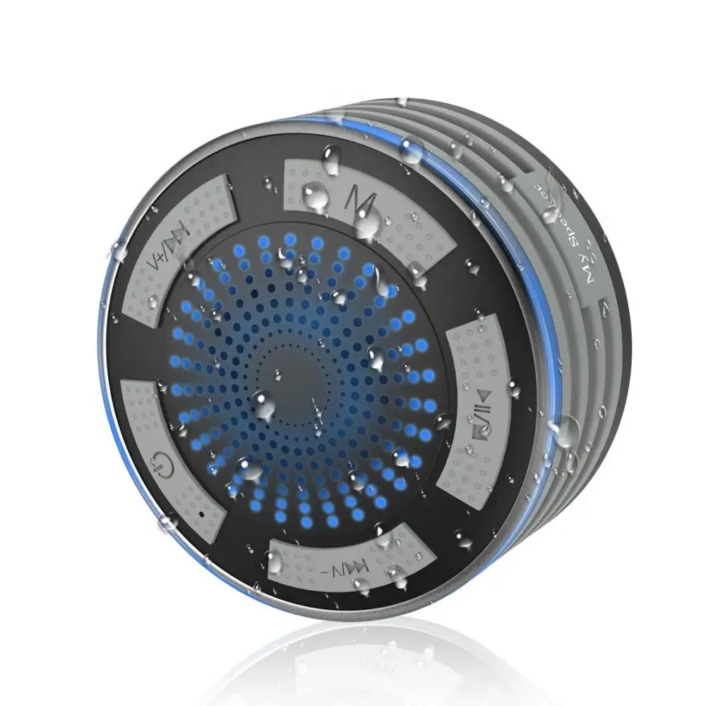 F013 Best Seller Colorful Breathing Led Bluetooth Speaker Waterproof IP67 With Fm Radio and Suction Cup, Black/white with dark blue;light blue;orange;grey
F013 Best Seller Colorful Breathing Led Bluetooth Speaker Waterproof IP67 With Fm Radio and Suction Cup, Black/white with dark blue;light blue;orange;grey