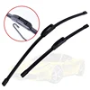 Car Front Windshield Wiper Blades For Mitsubishi Pajero (V80) form 2007 2008 2009 2010 2011 2012 - 2015 Windscreen wipers blades