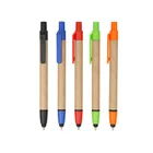 Kraft Craft Ballpoint Paper Pen Custom Logo Recycled Eco-Friendly Paper Ball Pen