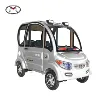 New electric car for adult disabled use mini car auto rickshaw closed cabin mini electric car with solar panel made in china