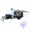 4x4 Off Road Luxury Mini New RV Camper Van Caravan Trailer with Side Awning Tent for Sale from China