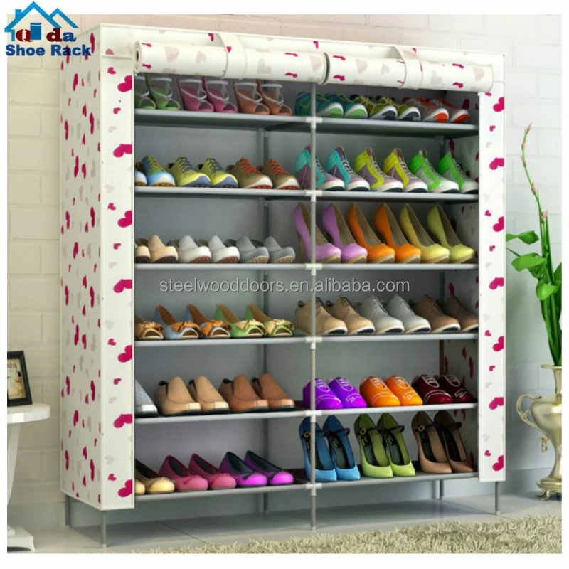 shoe rack with cover