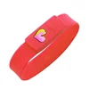 New Rubber style Mini Pvc Wrist Strap Gift Usb Flash Drive 4Gb 8Gb With Customer Logo Printing In Colorful usb 3.0 hub