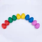 Funny instrumental music plastic musical instruments egg shaker, plastic egg shakers music