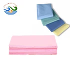 Bulk blue /pink color Nonwoven disposable elastic fitted bed sheet cover waterproof medical pp bed sheet cover