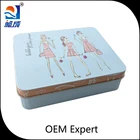 changcheng wholesale can customized square window tin box