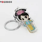 Custom Printed Acrylic Keychain Keyring Acrylic Charm Keychain clear transparent charm
