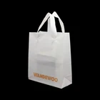 high quality frosted plastic bag private label frosted plastic shopping bag eco frosted garment bag