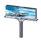 Steel Pole Support Material and Advertising Show Application Solar Steel Structure Advertising Billboard