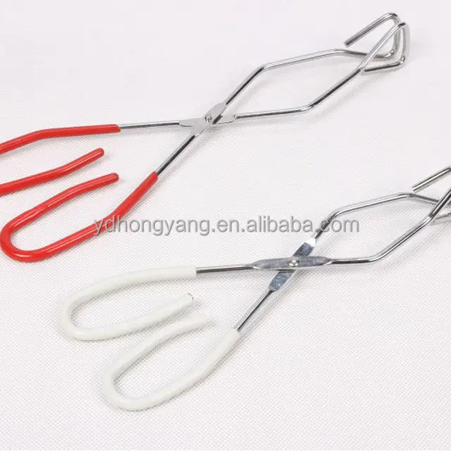 Yangjiang stainless steel snake handle tongs/bbq grill tool/kitchen utensils