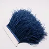 IEF-42Wholesale Fluffy 10-15cm fabric ostrich feather trim for carnival costumes