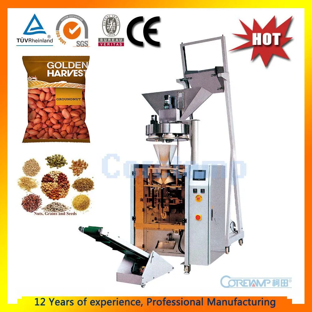 Automatic Gusset Pouch Bag Packaging Machine With Angle Folding Device