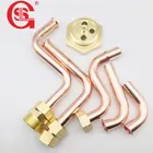 OEM customized 1/2 3/4 Bended copper pipe fitting for Gas Water heater wall hung boiler refrigeration