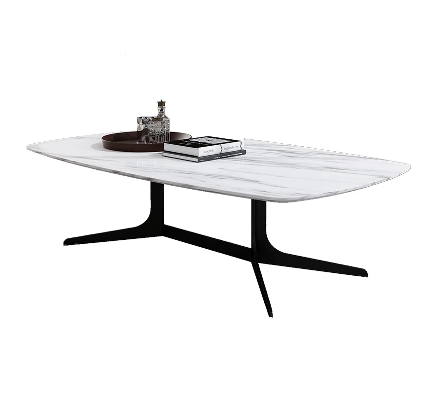 Marble top coffee table / Portopo steel frame coffee table