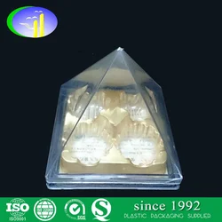food grade pet clear plastic chocolate gift boxes packaging