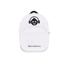 cute backpack shape coin purse children like recycle silicone pouch high quality waterproof currency wallet for kids