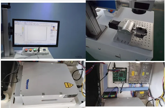 fiber laser 20w 30w 50w metal card printer printing machine