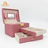 XIANGYU Luxury Custom Luxury Travel Jewelry Storage Trays Hanging Jewelry Organizer Box Leather Jewelry Storage cases