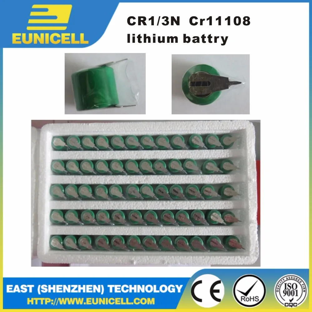 CR1-3N with pins lithium battery 