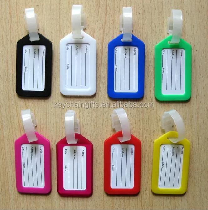 Wholesale 10 Colors Hard Plastic Luggage Tag - Buy Luggage Tag,Plastic Luggage Tag,Hard Plastic ...