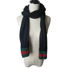 Fashion acrylic winter knitted scarf with high degree of popularity