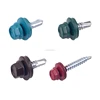 painted hex head drilling EPDM washer roofing screws