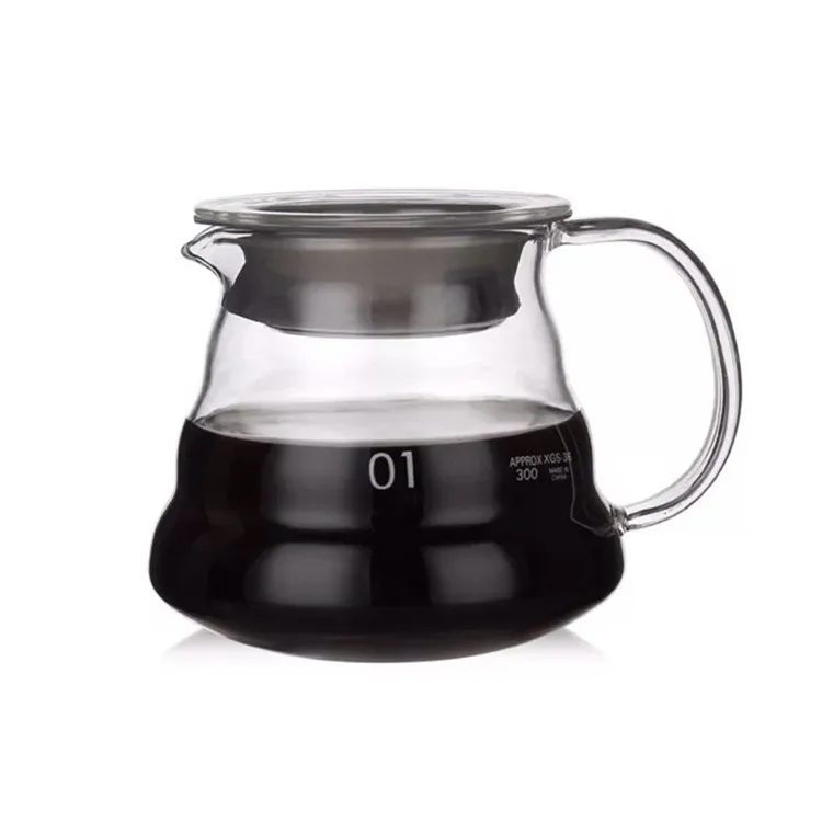 360ml High borosilicate glass coffee percolator, coffee pot, coffee boiler, Transparent
360ml High borosilicate glass coffee percolator, coffee pot, coffee boiler, Transparent