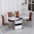 Dining Dinning Table Set Dinning Table Set Dining Room Furniture High Gloss Extension MDF Dinning Table Set