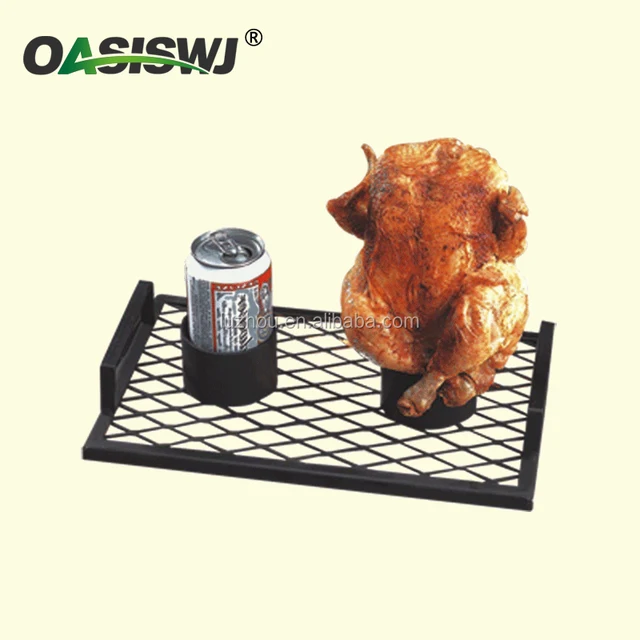 outer door bbq chicken beer/ beer can chicken roaster grill/iron