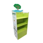 Customized Design Corrugated Floor Display Stand Cheap POS Display Rack