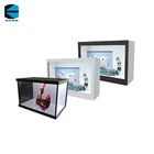 Lcd Display EKAA Transparent LCD Box Digital Showcase/fridge Door/interactive Monitor