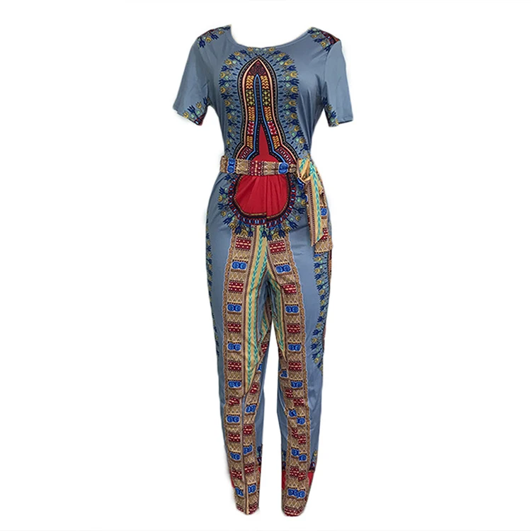 Hot Sale 2019 Summer Print Short Sleeve Sexy Jumpsuit For Women African Clothing, Shown
Hot Sale 2019 Summer Print Short Sleeve Sexy Jumpsuit For Women African Clothing, Shown